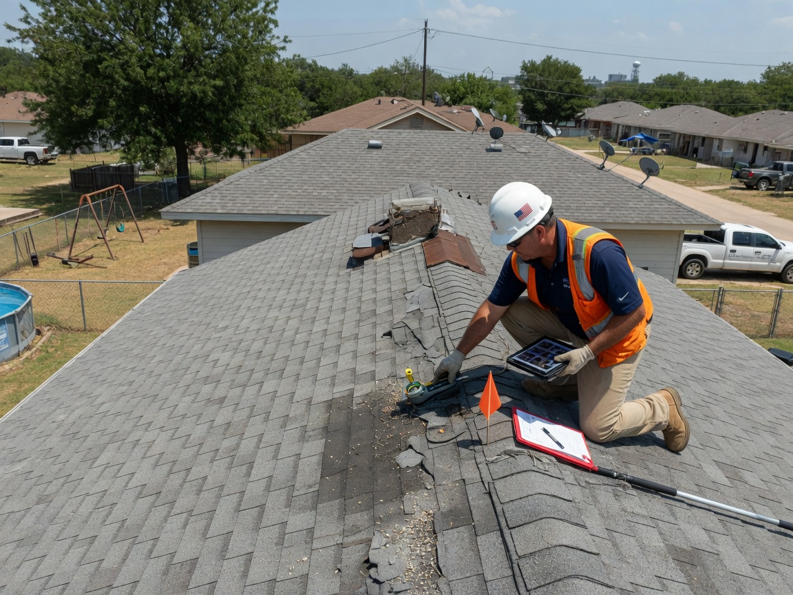 Roof Inspection in Del Valle, TX